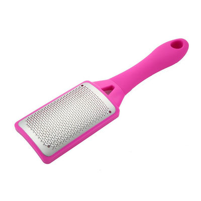 Harga yang bagus Metal Etching Foot File Plate Dead Skin Rasp Callus Remover Foot Rasp Dengan Handle on line