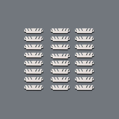 Harga yang bagus SUS304 SUS316 Metal Etching Razor Blade Mesh Dengan Prototipe Cepat on line