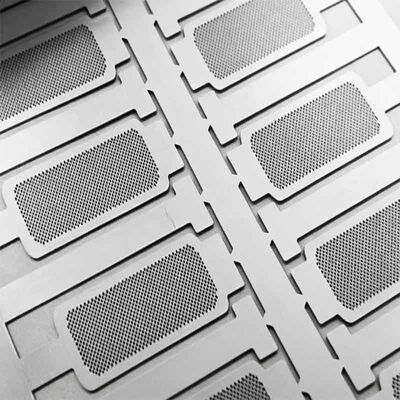 Harga yang bagus Advanced Etched Mobile Phone Speaker Mesh dengan Ultra-Precision Micro-Perforasi on line