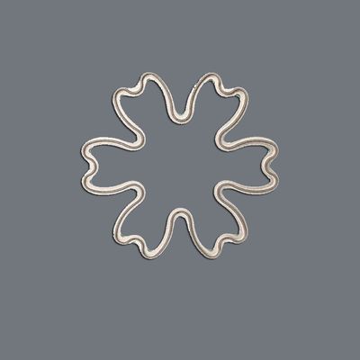 Etsa logam presisi kerajinan baja stainless 0,015mm detail