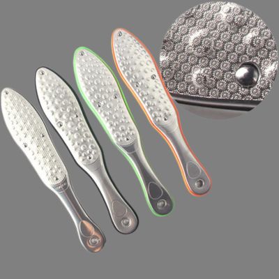 Harga yang bagus Alat Penghilang Kapalan Pengelupas Kaki Logam untuk Menghilangkan Kulit Mati & Pengikis Kaki on line