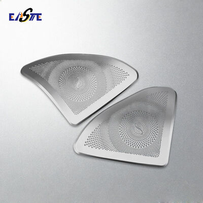 Jerman OEM Custom Terukir 304 Stainless Steel Otomotif Speaker Grill Mesh untuk Pintu & Dasbor Mobil